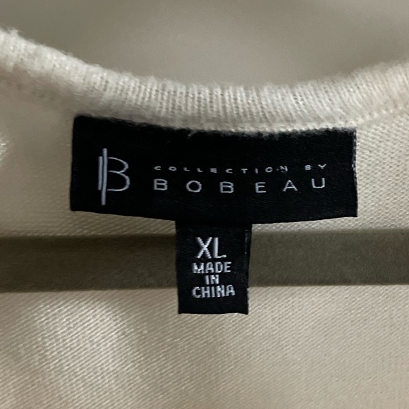 NWOT-Collections by Bobeau Knit Tunic with 3 quarter length Sleeves - Size XL - Picture 4 of 5